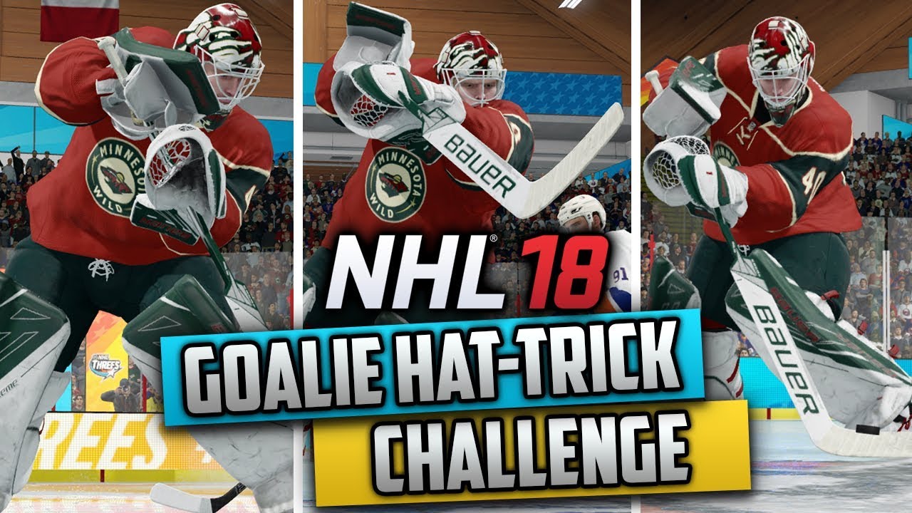 Может ли вратарь сделать хет-трик в NHL Threes? (NHL 18 Challenge)