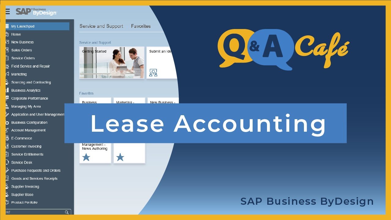 Q&A Café: Lease Accounting in SAP Business ByDesign