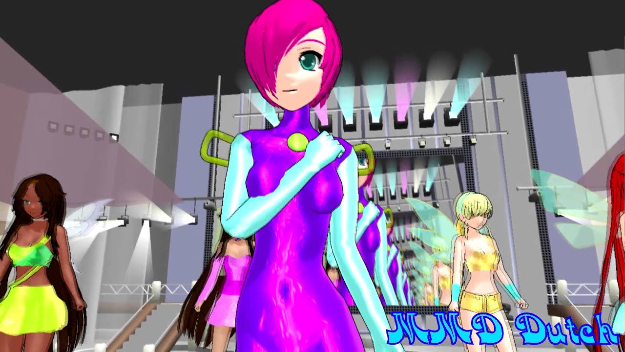 [MMD] Winx Club (Anime Version) Ru-Kyu-Bu Shoot!