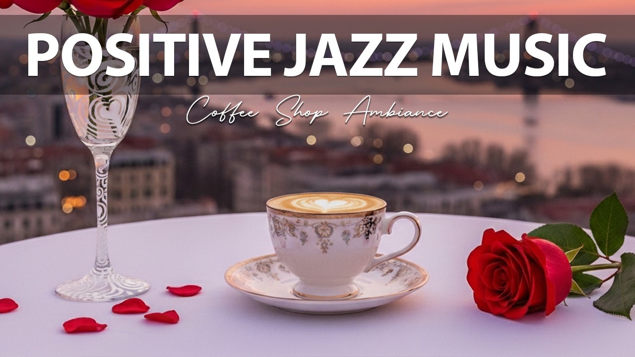 Positive Jazz Music ☕ Coffee Shop Ambiance & Bossa Nova Instrumental for Loving Moments