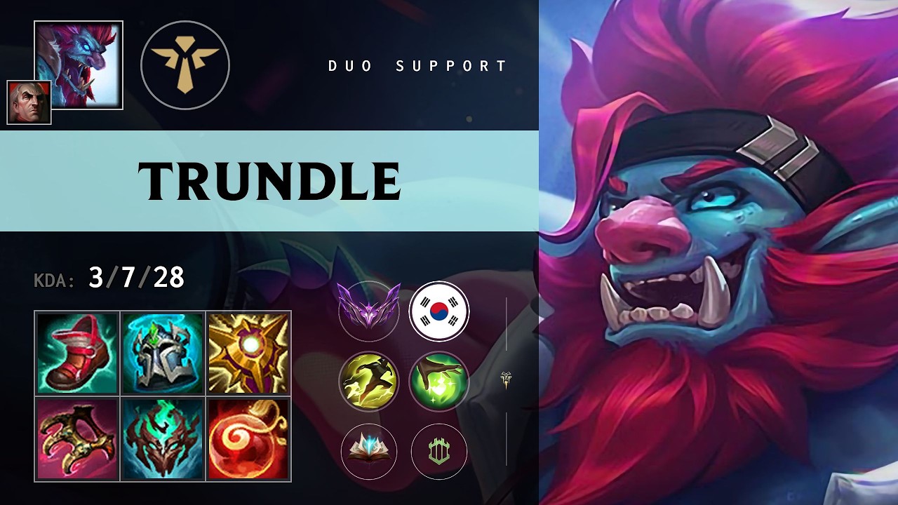 Trundle Support vs Alistar - KR Master Patch 26.14