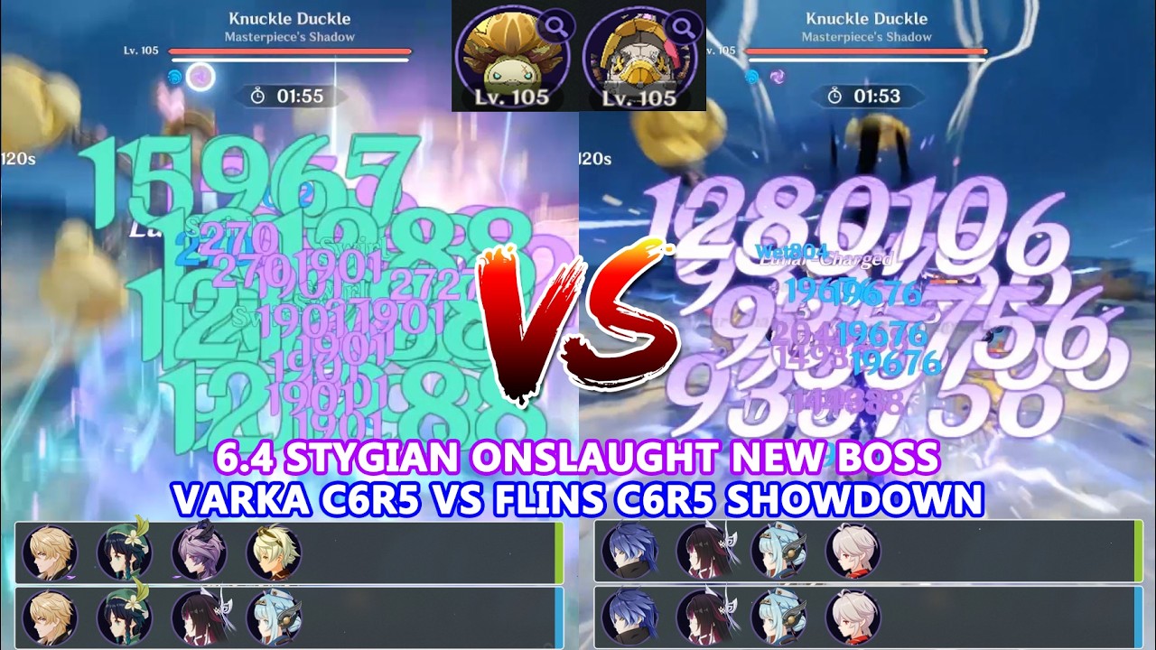 6.4 Stygian Onslaught New Boss : Varka C6R5 vs Flins C6R5 Showdown