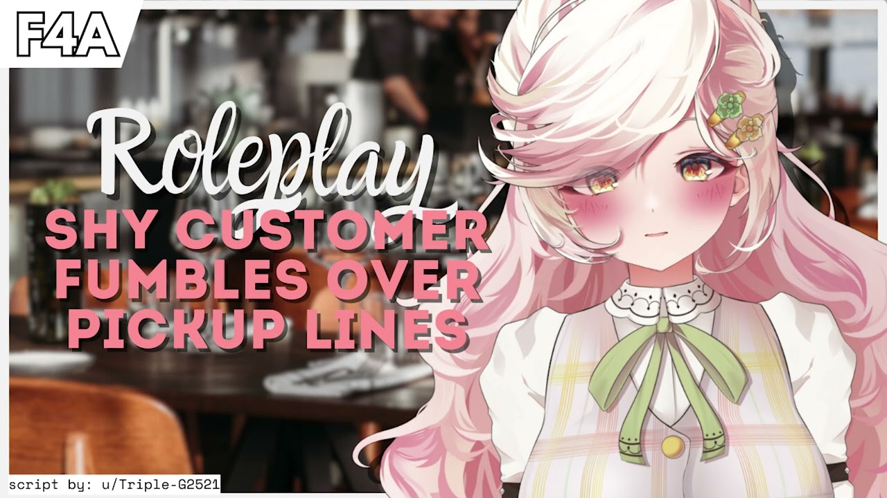 【F4A】Shy Customer Fumbles Over Pickup Lines [Waiter Listener] [Customer Speaker] [Shy]