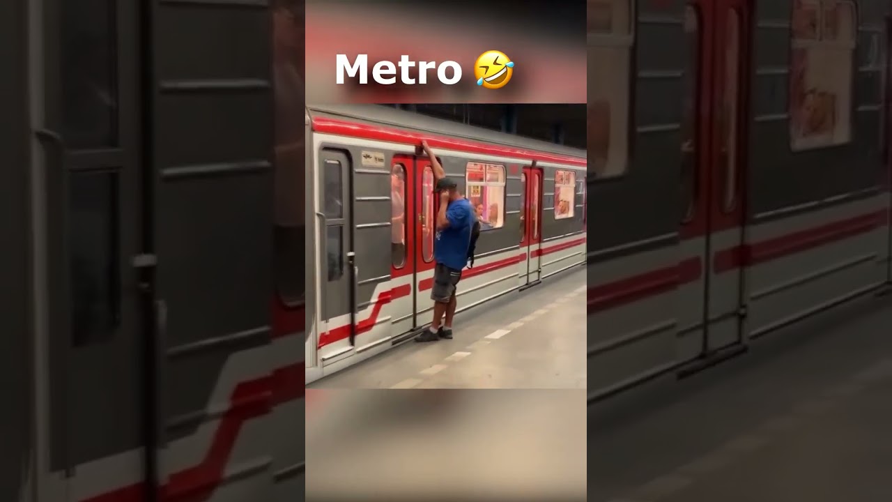 Sranda v Pražsk&eacute;m metru 🤣👍  #cz #sranda #czech #komedie #vtip #srandamusibyt #sk #zabava #praha