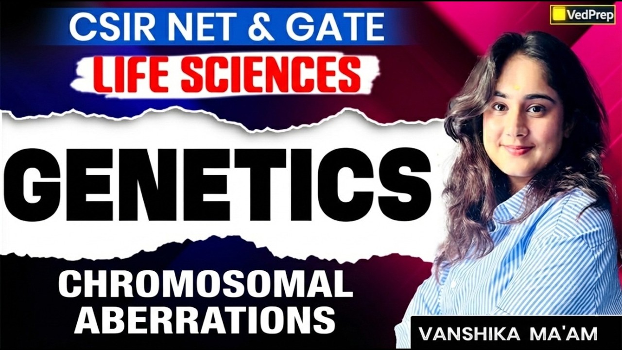 CSIR NET & GATE Life Sciences 🔥| Genetics | Chromosomal Aberrations | VedPrep Biology Academy