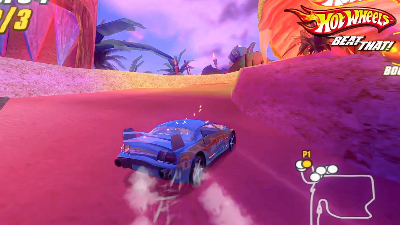 Racing with 24 Seven car - Hotwheels Beat That Gameplay 4K60 (PCSX2)