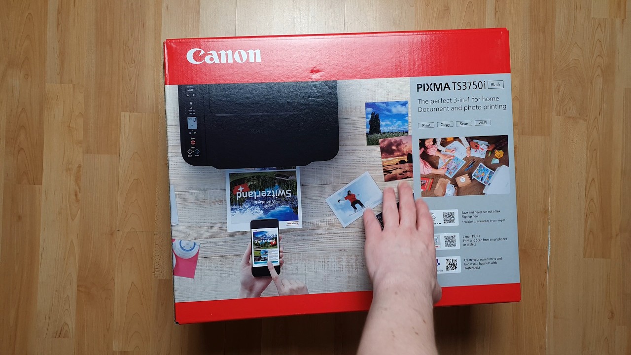Canon PIXMA TS3750i Unboxing (4k)