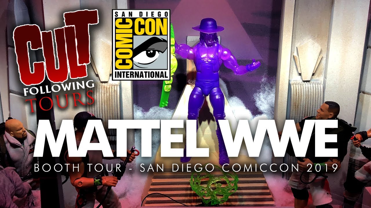 #SDCC2019 - Tour of Mattel WWE Booth at #SDCC