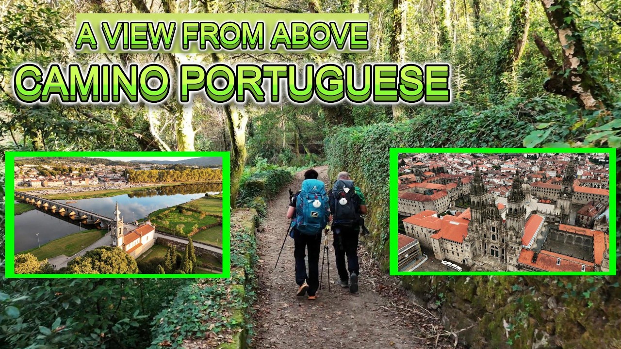 Portuges Camino From Above