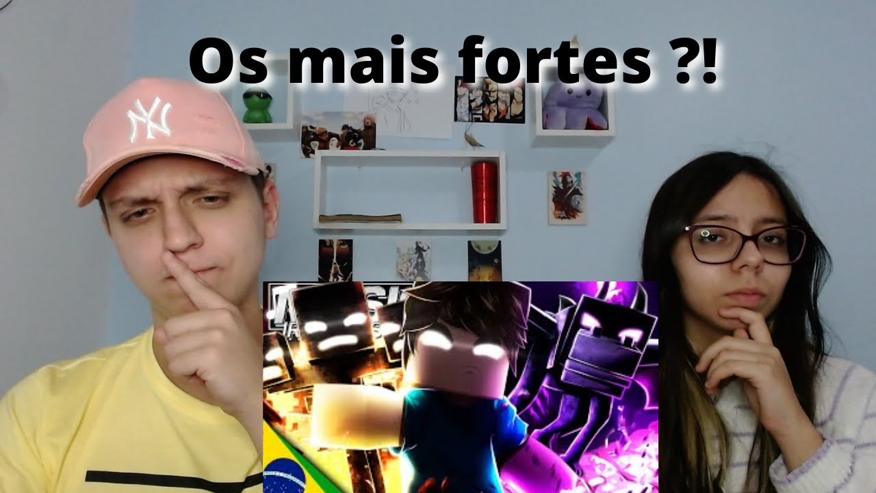 REACT Rap do Ender Dragon, Herobrine e Wither Boss (Minecraft) - ELE VIGIA VOC&Ecirc; | IRON MASTER