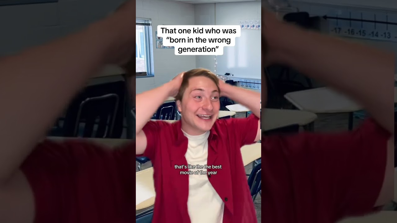 That one kid who was &ldquo;born in the wrong generation&rdquo; #comedy #school #pov
