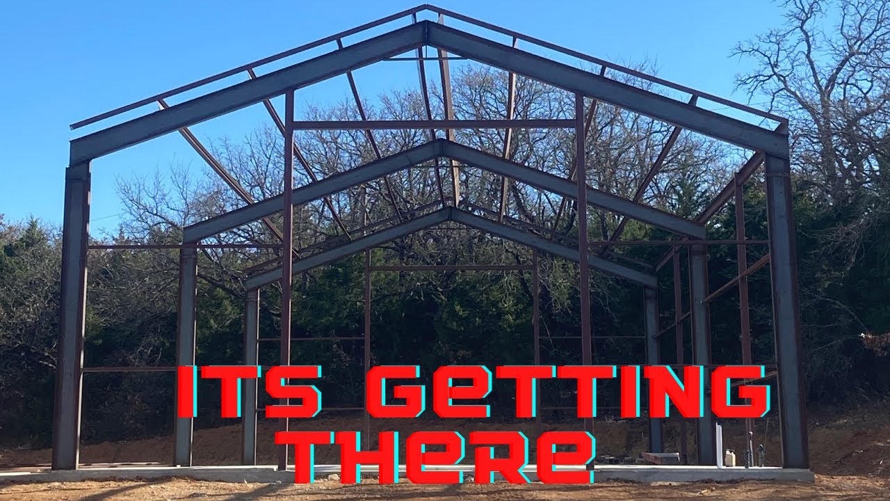 The Barndominum is almost ready for the sheet metal.