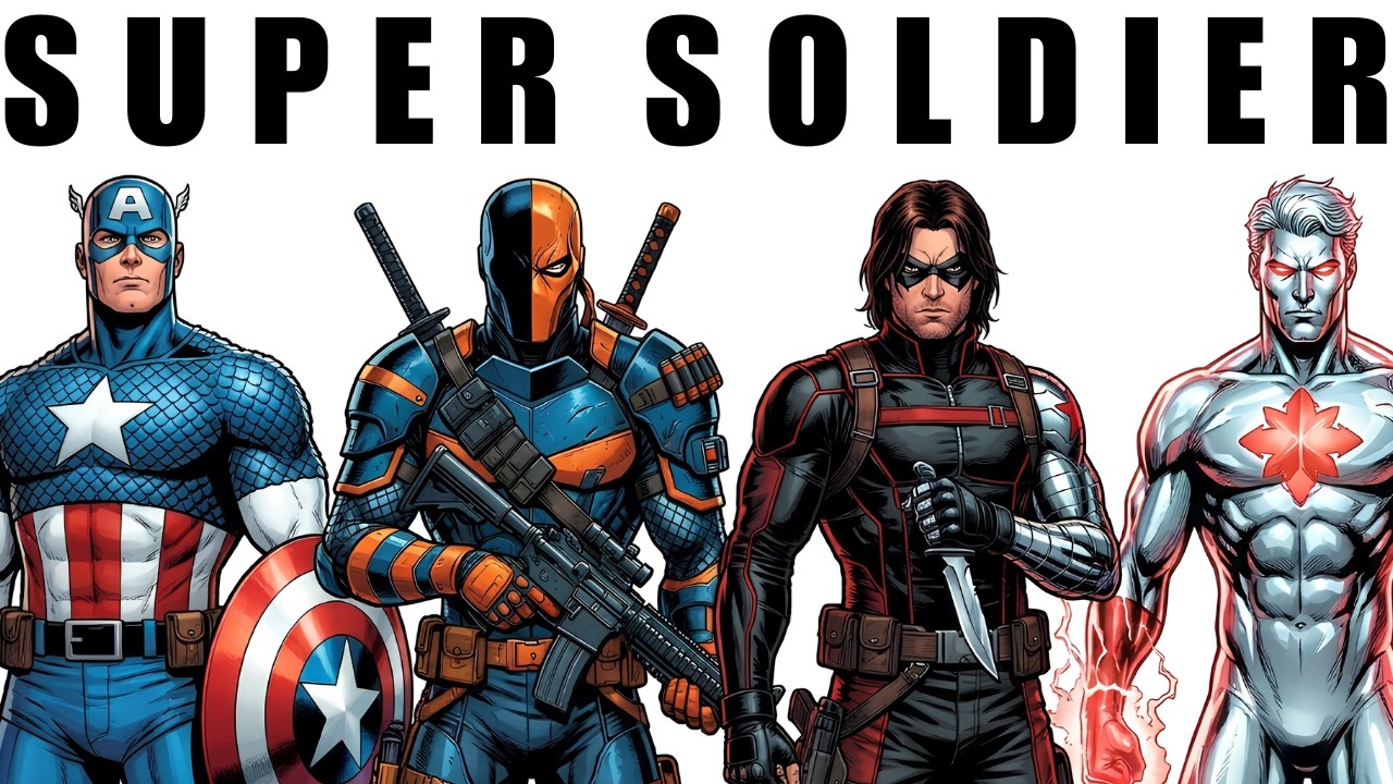 The 7 Levels Of Super Soldiers In Comics