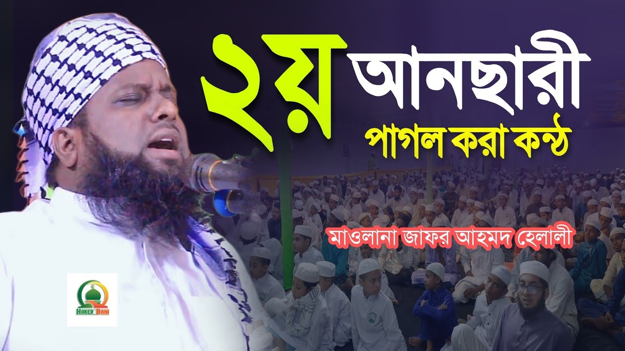২য় আনছারী || জাফর আহমদ হেলালী || Jafor Ahmed Helali Dhaka || Hoker Bani