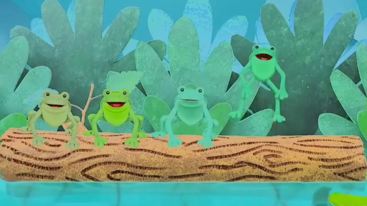 Five little speckled frogs, sitting on a speckled log 🐸🎶SuperSimpleEdit Sponsored By Preview2Effect 
