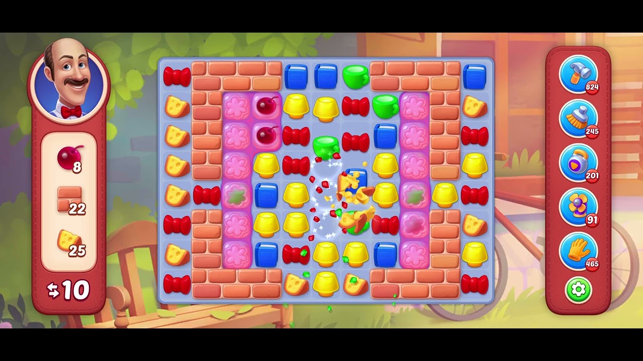 Homescapes Level 19580  -- No cheats