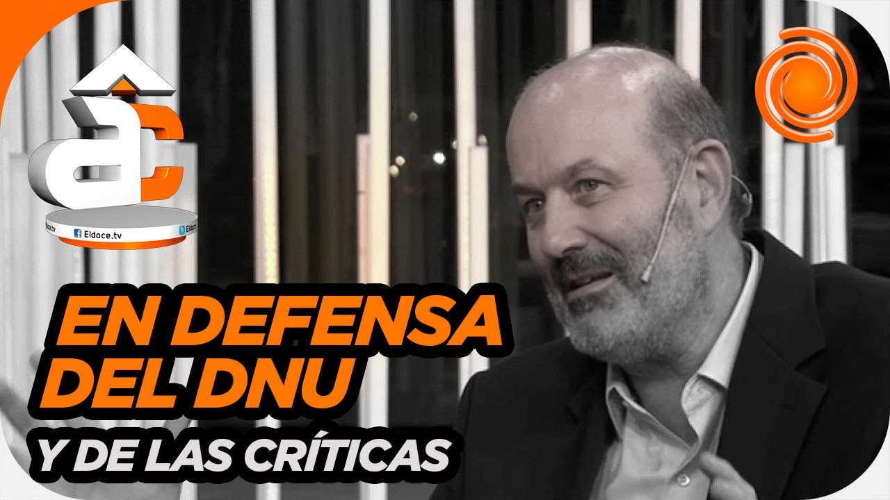 Federico Sturzenegger, el cerebro del DNU, dijo que también 