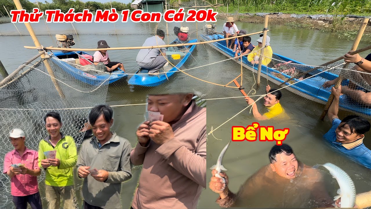 Thử Thách Mò Một Con Cá 20k Anh Em Mò Trả Tiền Không Nổi Luôn / Định Nguyễn Hậu Giang