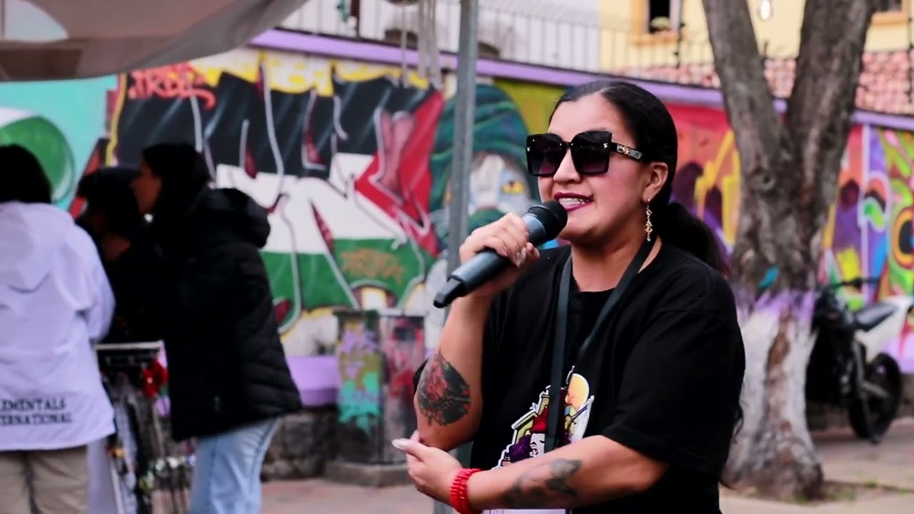 Feria de las colectividades - presentación - Wuamy rap-  Shei - Hija de la tierra - En vivo