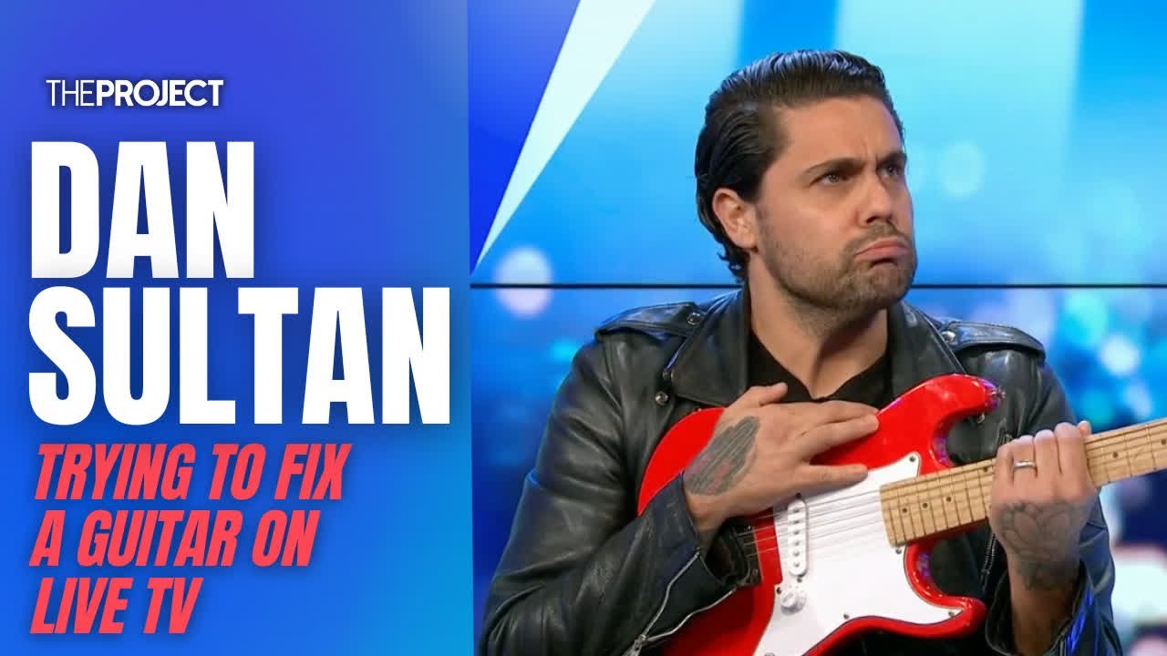 Aussie Singer Dan Sultan Tries To Tune A Guitar Live On TV