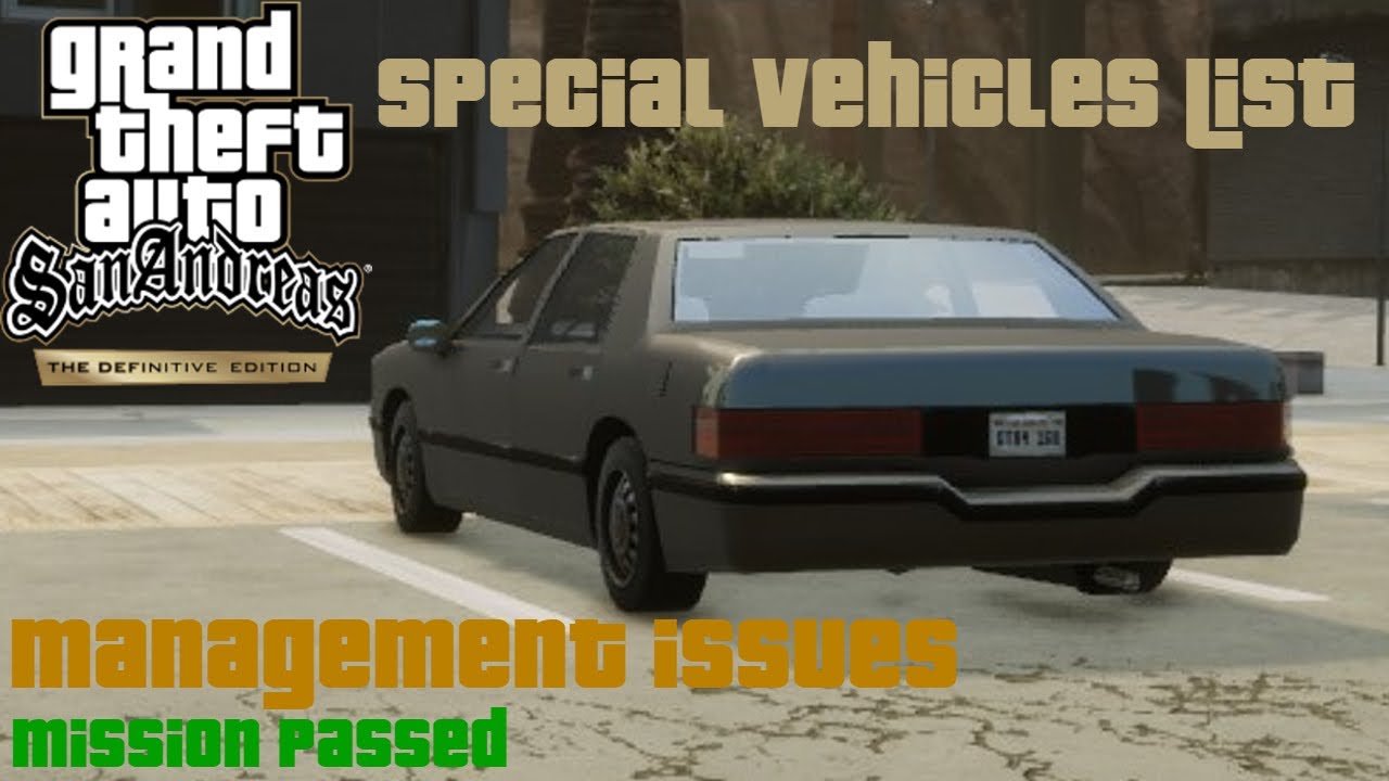 GTA SA DE Special Vehicles - IEC2 (Black) Elegant