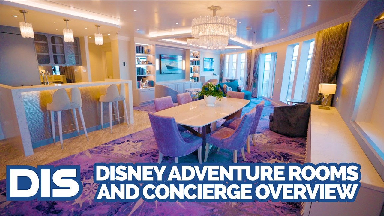 Disney Adventure Cruise Rooms and Concierge Overview