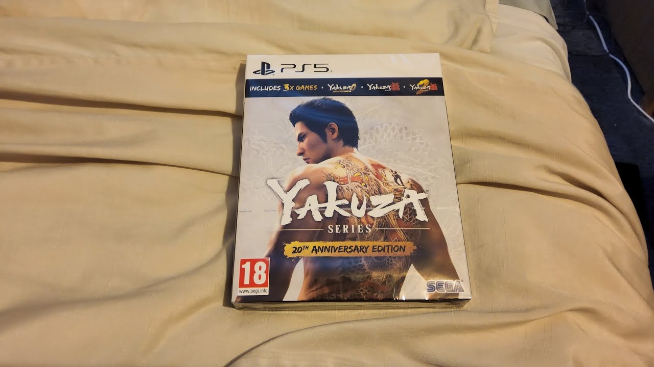 Yakuza series 20th anniversary steelbook edition unboxing ps5