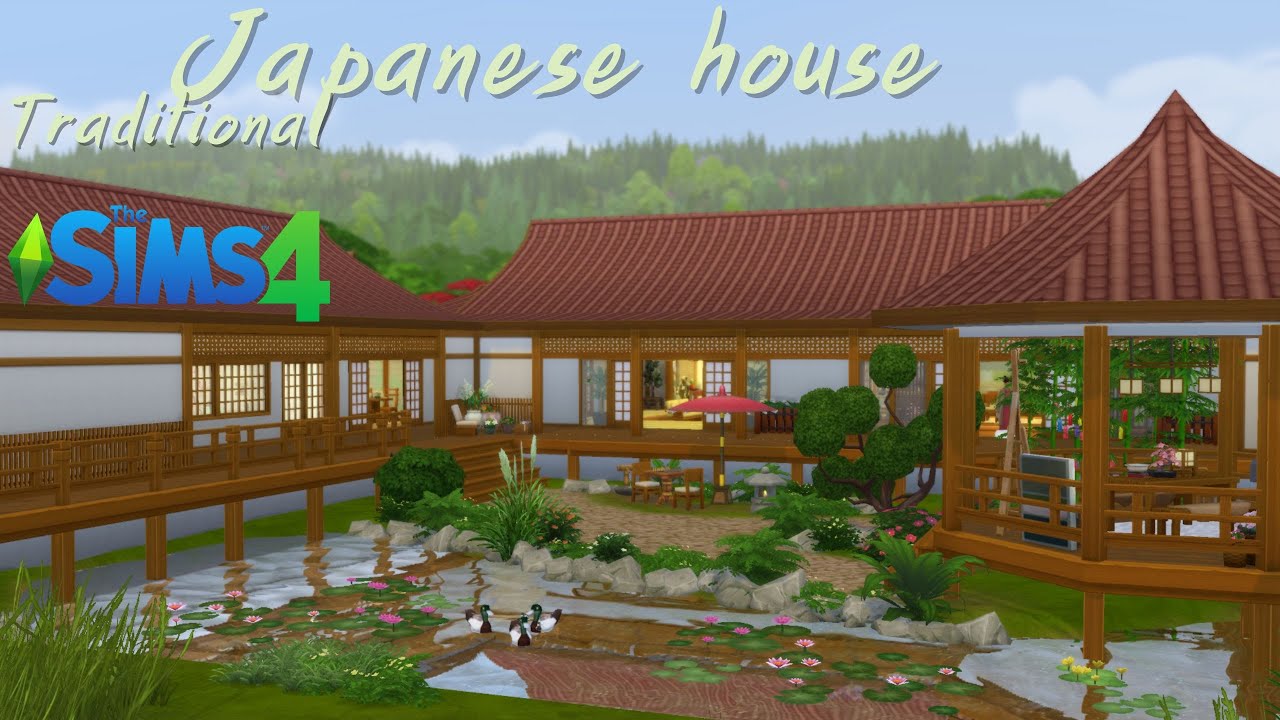 Speedbuild: Traditional japanese house (no CC no mod)  เปลี่ยนบ้านญี่ปุ่นให้ญี่ปุ่นกว่าเดิม