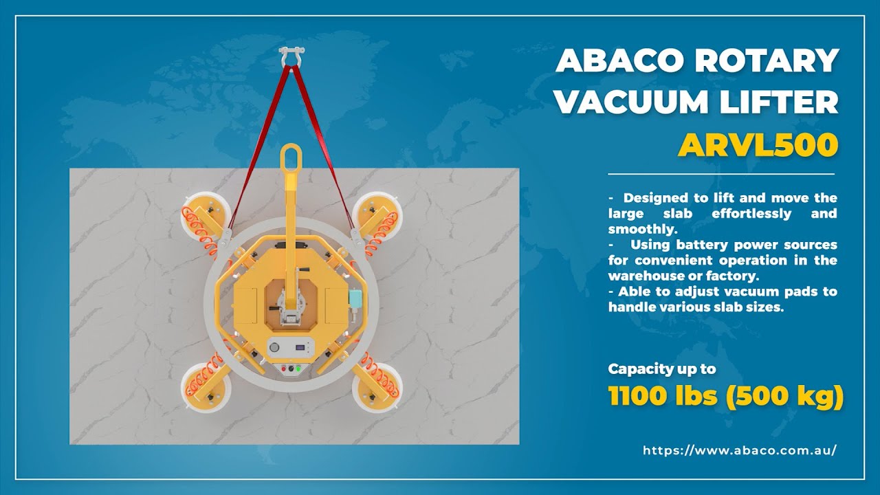 ABACO ROTARY VACUUM LIFTER | Slab Vacuum Lifter