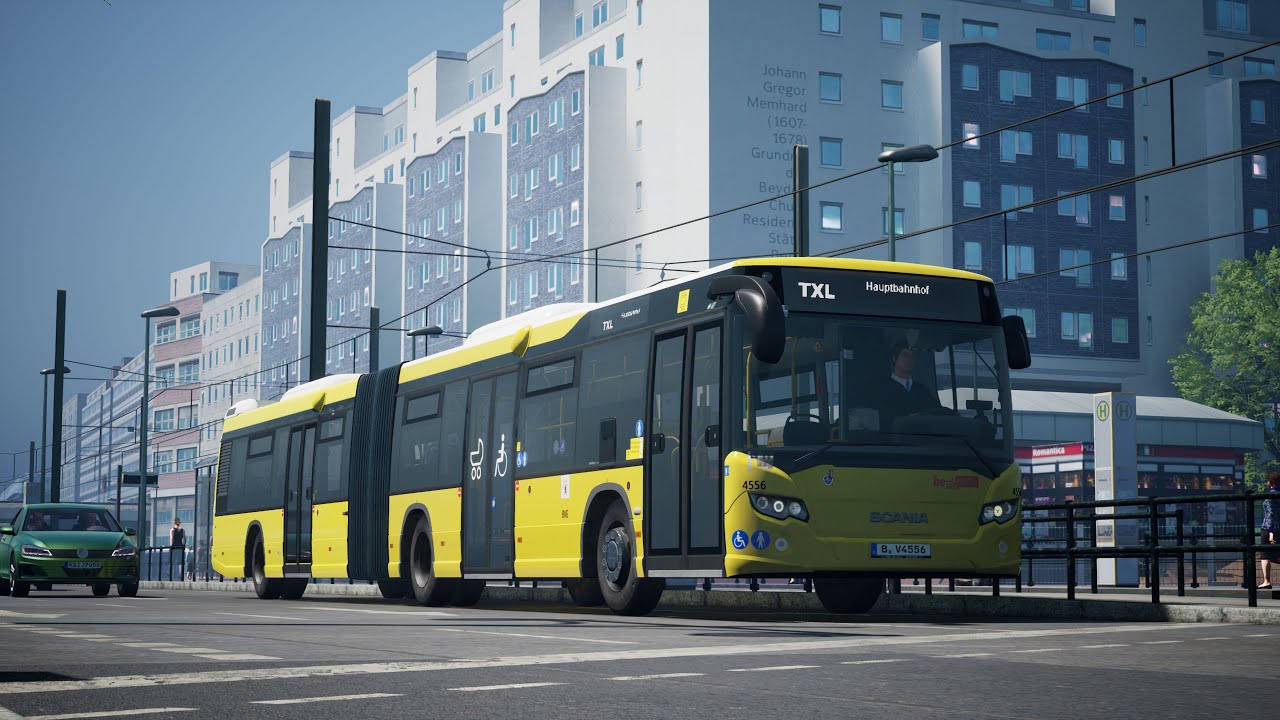 The Bus - Early access gameplay | Scania Citywide LF 18M Rt. TXL Flughafen Tegel&rarr;Alexanderplatz