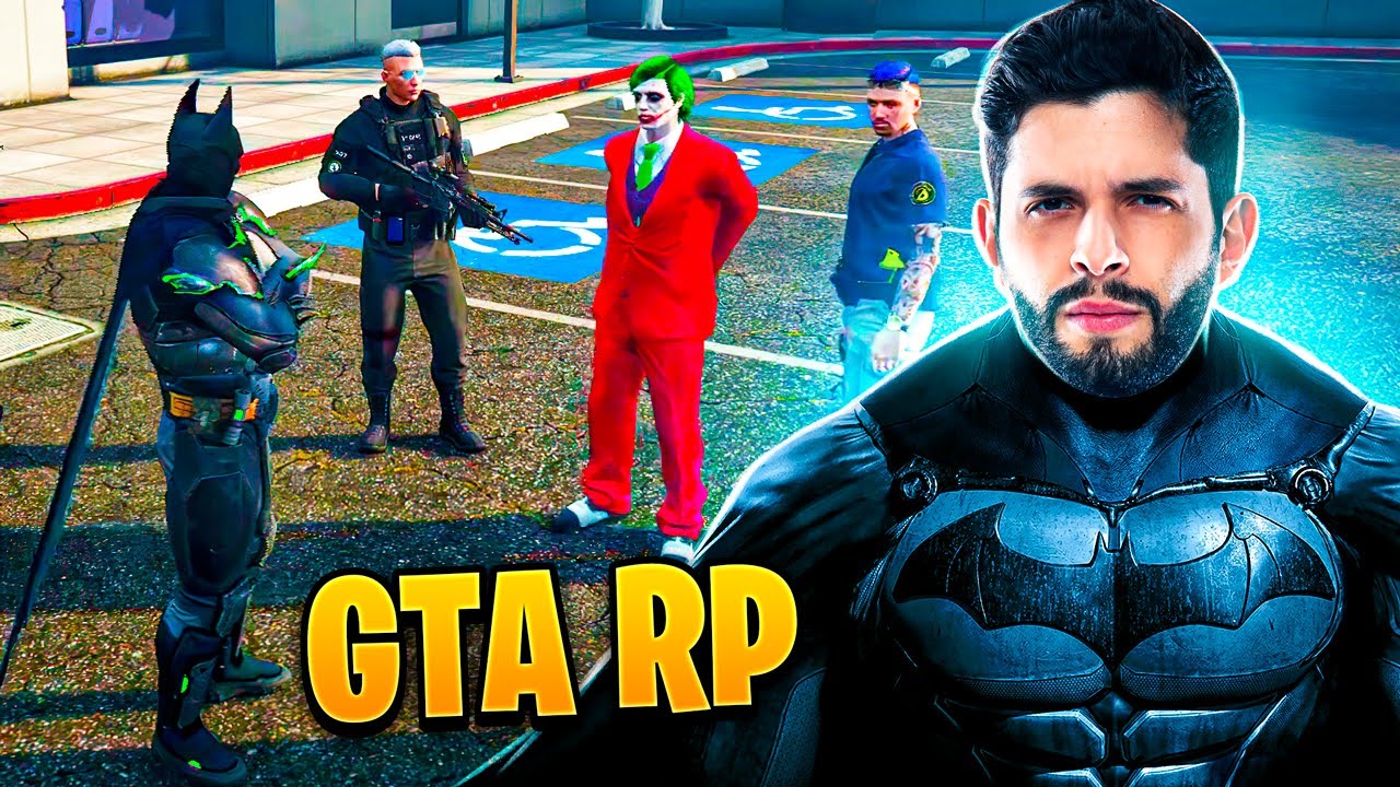 VIREI O BATMAN E TROLLEI A CIDADE TODA NO GTA RP!!