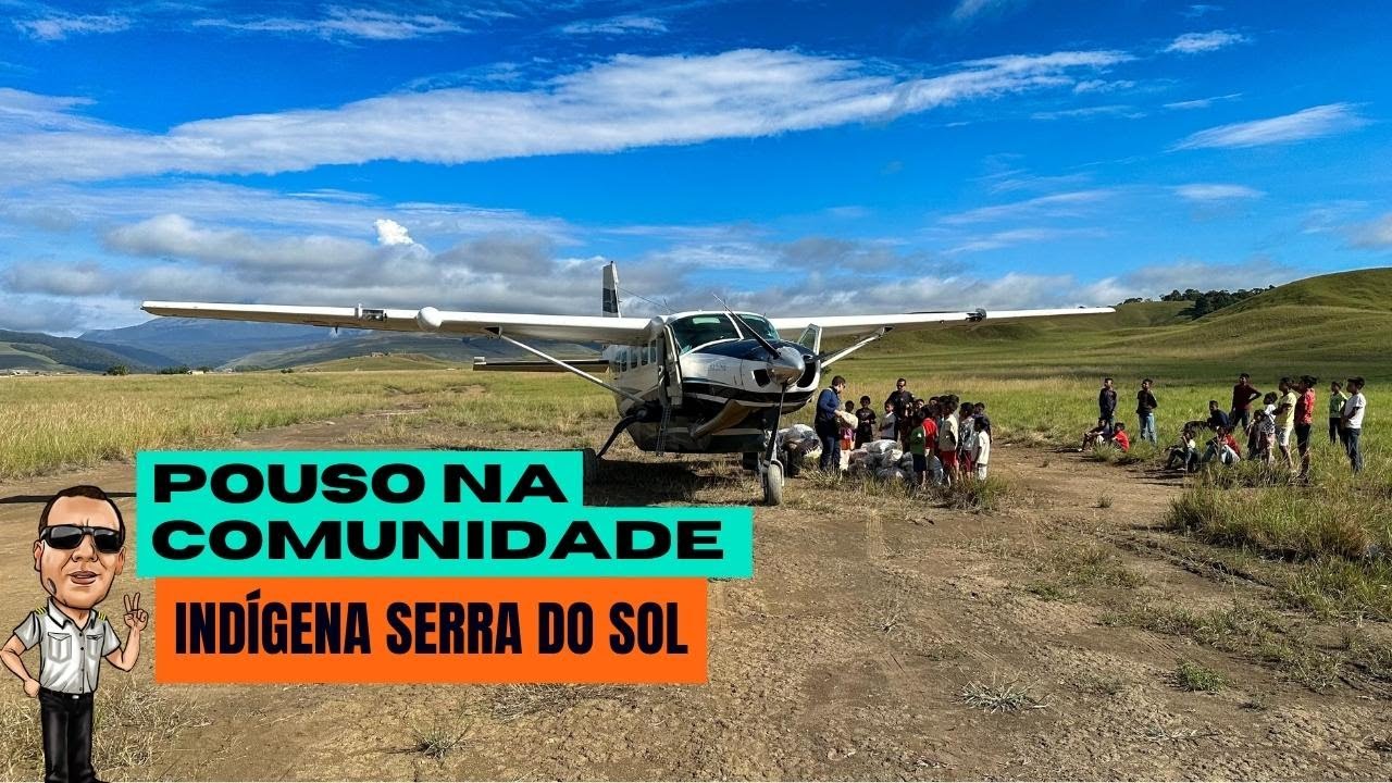 A Beleza e Desafios da Aproximação em Pistas na Amazônia!!! Pouso na Serra Do Sol