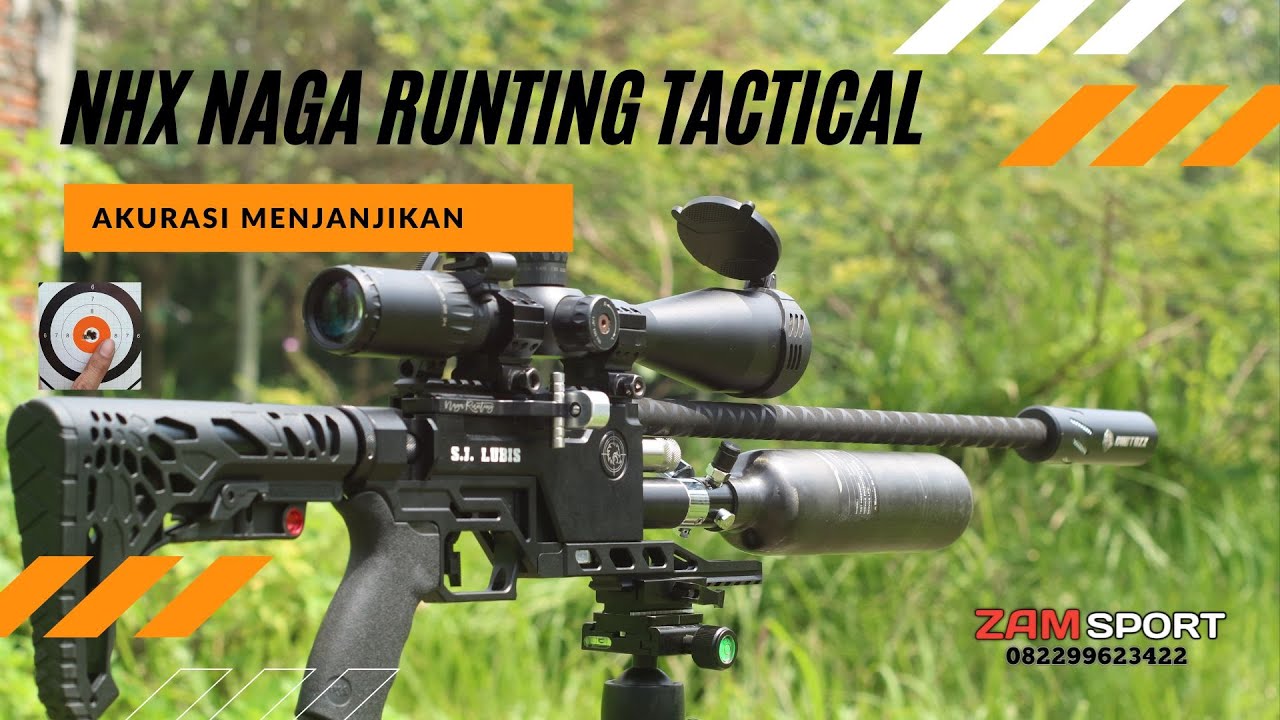 NHX NAGA RUNTING TACTICAL ACCURACY TEST | MANTAP CHAMBER
