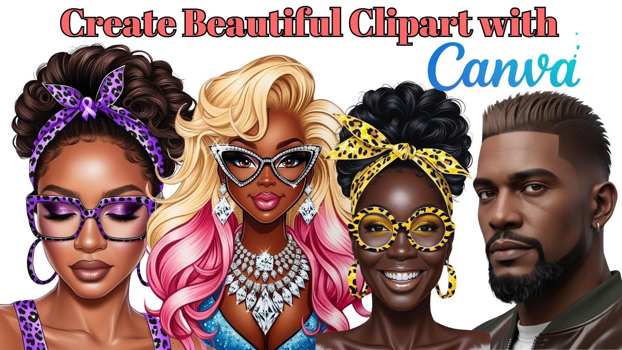 Учебник по Canva — создавайте потрясающие клипарты с Canva Dreamlab! #canvatips #clipart