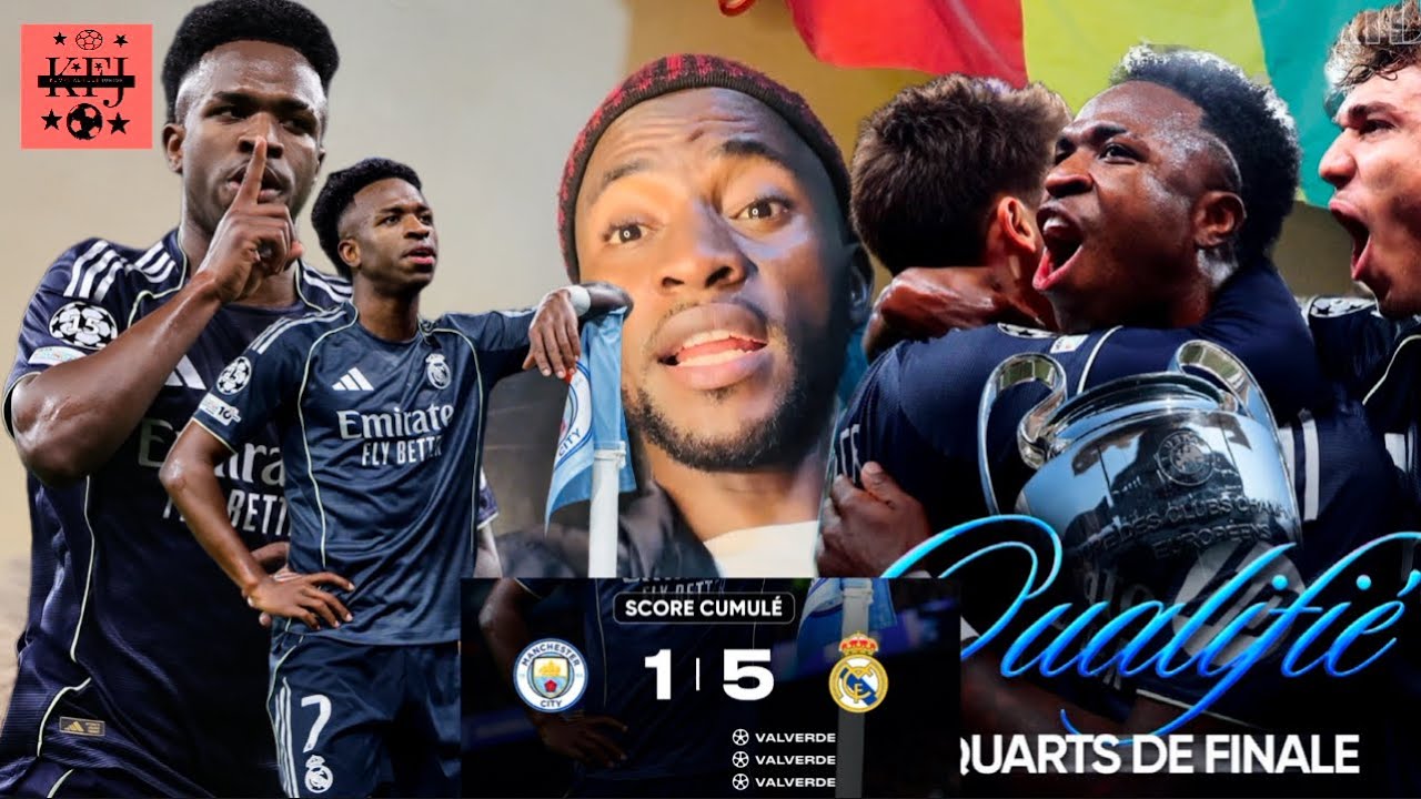 Debrief en poullard. Real, Madrid s’impose.2-1 vs Man city et ￼se qualifié en quarts de finale  ￼