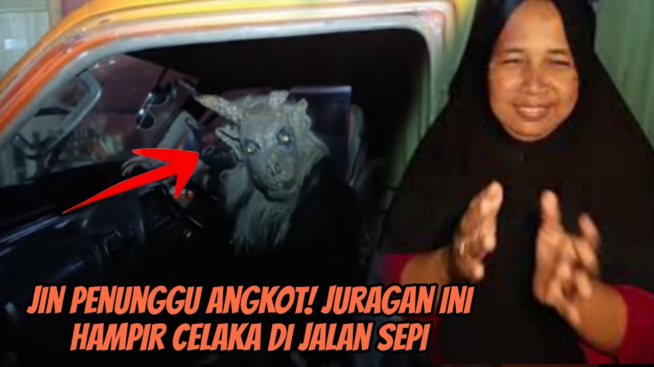 Jin Penunggu Angkot! Juragan Ini Hampir Celaka di Jalan Sepi #botcrmisteri #cakramisteri 