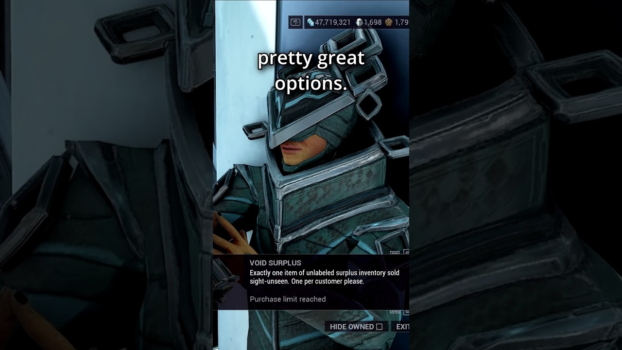 Baro Ki'teer March 6, 2026 - Honestly Meh #shorts #warframe #gaming #streamer #wfcc