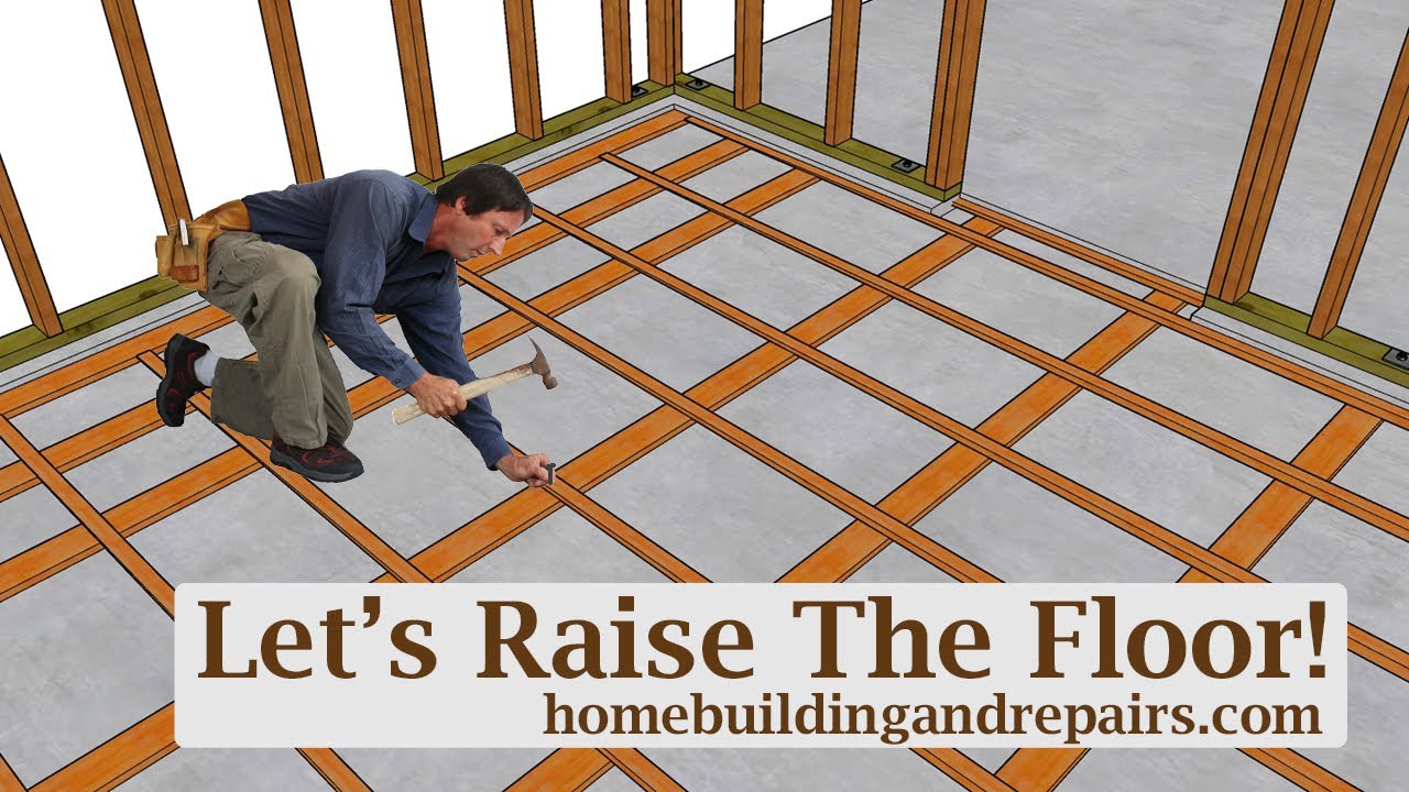 How To Raise Garage Floor When Converting It To Living Space - House Remodeling Ideas