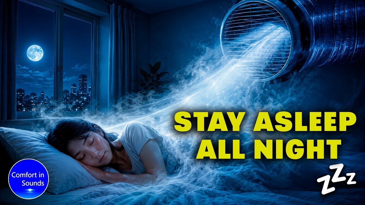 Air Conditioner White Noise for Sleeping &ndash; Cooling White Noise, Deep Sleep & Relaxation (10 Hours)
