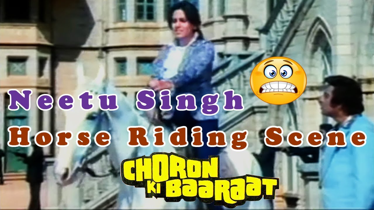 Neetu Singh Horse Riding Scene || Choron Ki Baaraat चोरों की बारात || Bollywood Hindi Drama Movie