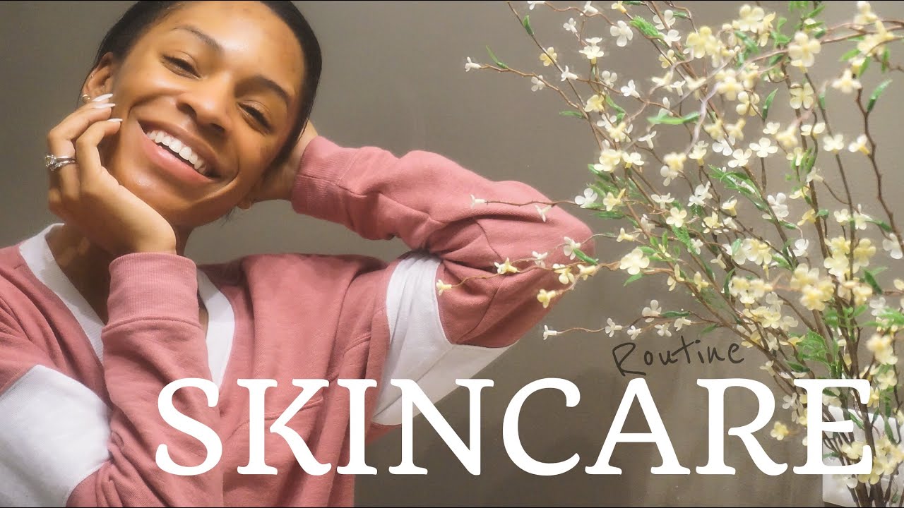 Nighttime Skincare Routine For Oily Skin + Dark Spots ▸ VICKYLOGAN
