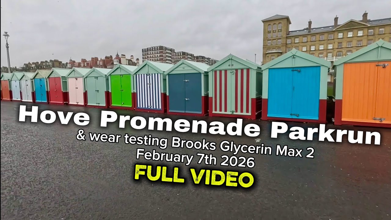 Full Video - Hove Prom Parkrun 07/02/26 inc. wear test of Brooks Glycerin Max 2 #brooks #parkrun 
