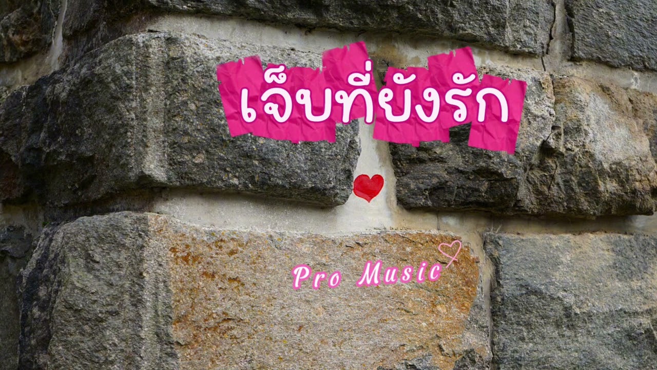 เจ็บที่ยังรัก - Pro Music