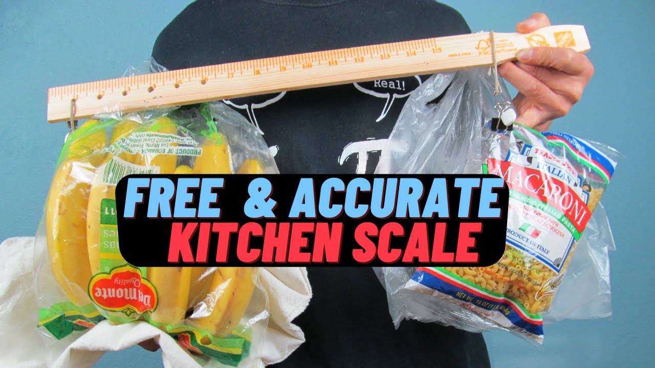 How To Make A Free  and Accurate Kitchen Scale