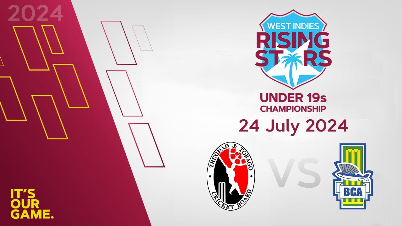 🔴 LIVE Trinidad & Tobago v Barbados | CWI Men’s Under 19 | 50 Over Championships 2024