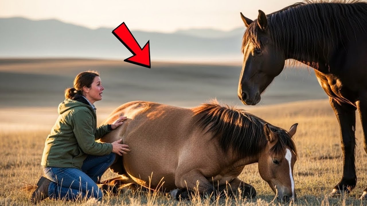 Rescuer Helps a Dying Wild Horse in Labor — What Came Out Left Everyone Speechless