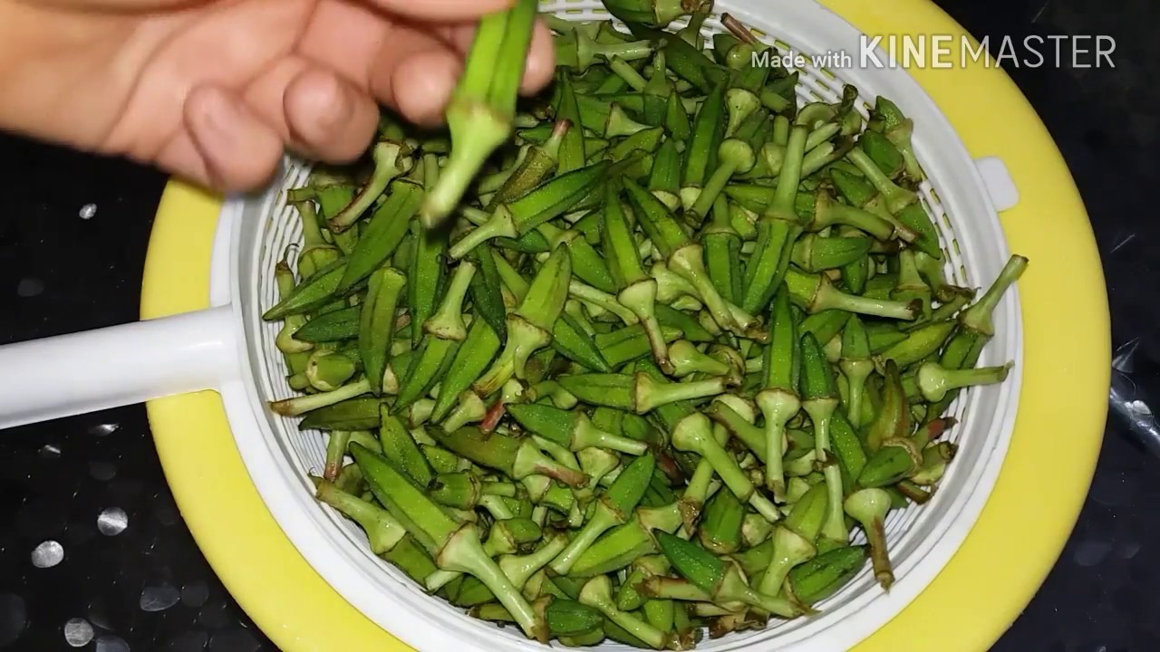 Bamya Nasıl Temizlenir.Bamya Temizlerken ve Pişirirken Salyalanmaması İ&ccedil;in Neye Dikkat Etmeliyiz