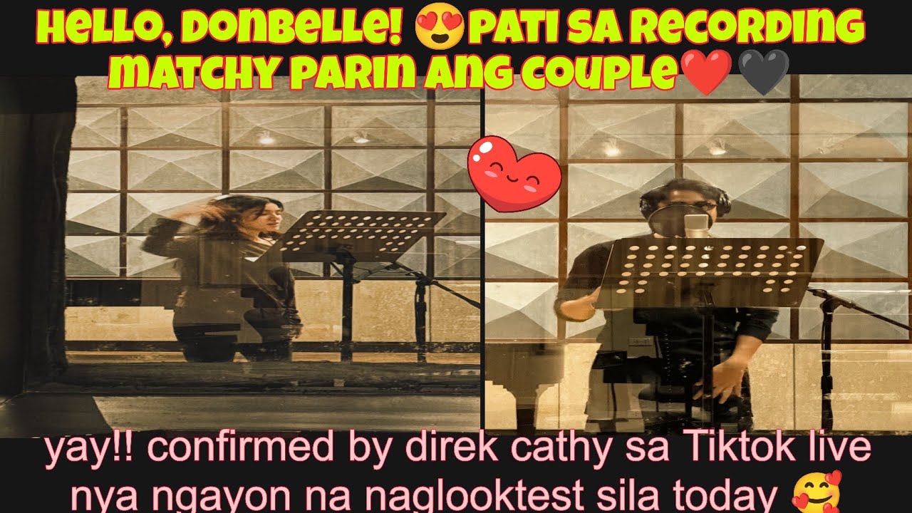DONBELLE SPOTTED FORDA RECORDING AT MATCHY PA NG SUOT😍😱 BUONG ARAW MAGKASAMA ANG COUPLE