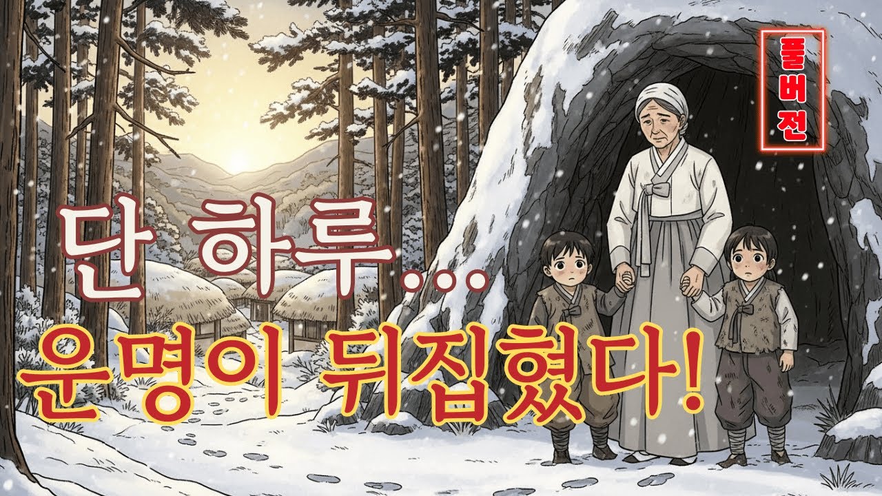 굶주리던 과부를 살린 천재 남매, 단 하루 만에 운명이 바뀌었다ㅣ야담·민담·오디오북