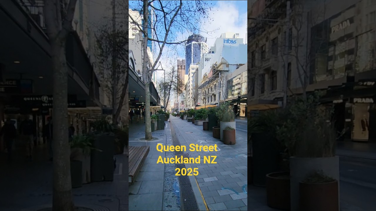 Queen Street Auckland, New Zealand 🇳🇿 2025 | Stunning 4K City Walk #shorts